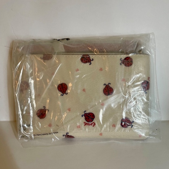 Coach Ladybug Wristlet NWT - Picture 3 of 3